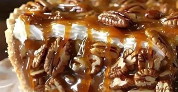 Caramel Pecan Delight Pie