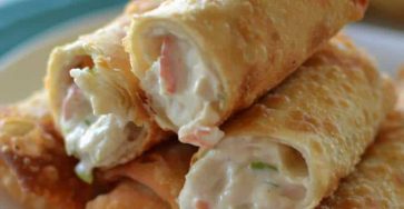 crab rangoonegg rols