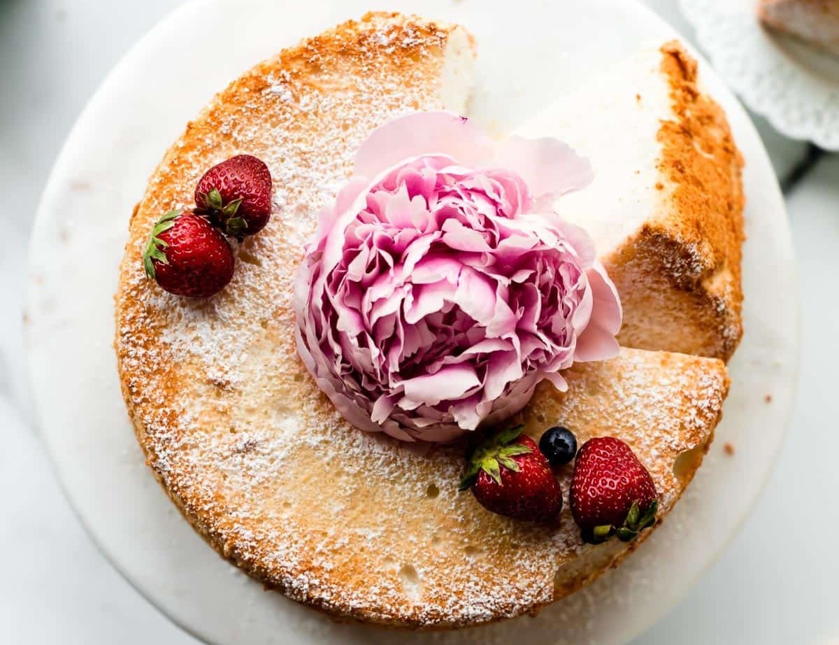 Angel Food Cake suggested serving