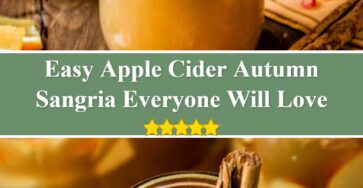 Apple Cider Autumn Sangria