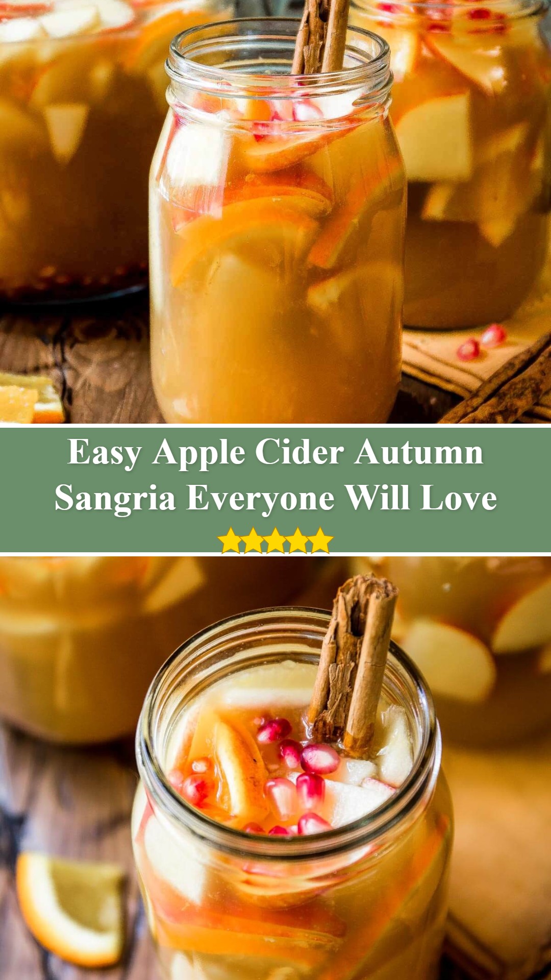 Apple Cider Autumn Sangria