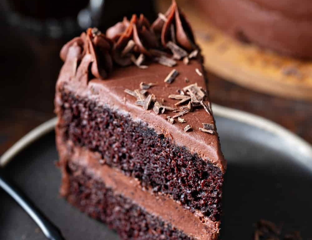 Best Chocolate Cake Recipe | My Baking Addiction top view