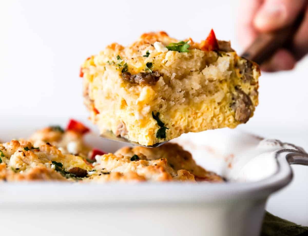 Biscuit Breakfast Casserole suggested serving
