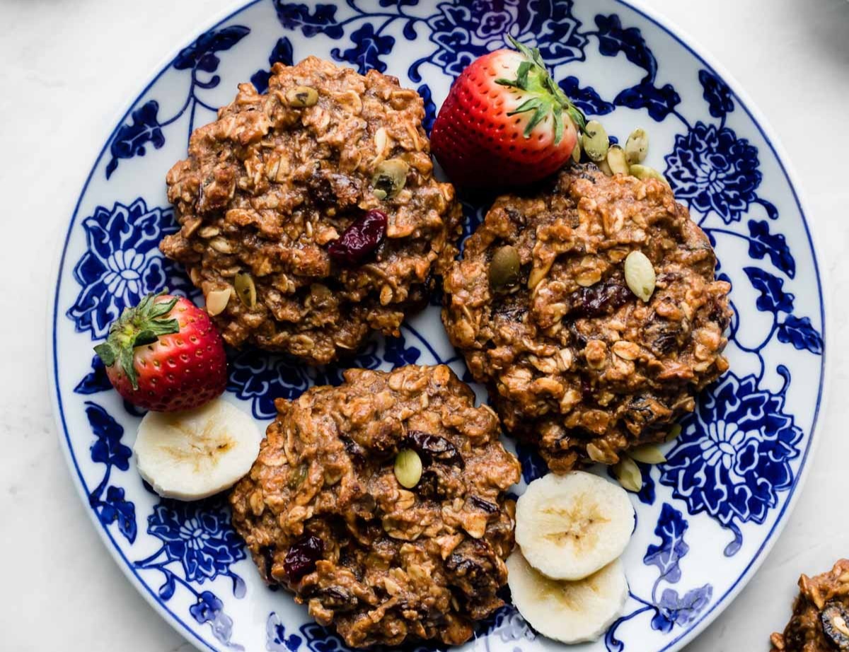 Breakfast Cookies top view