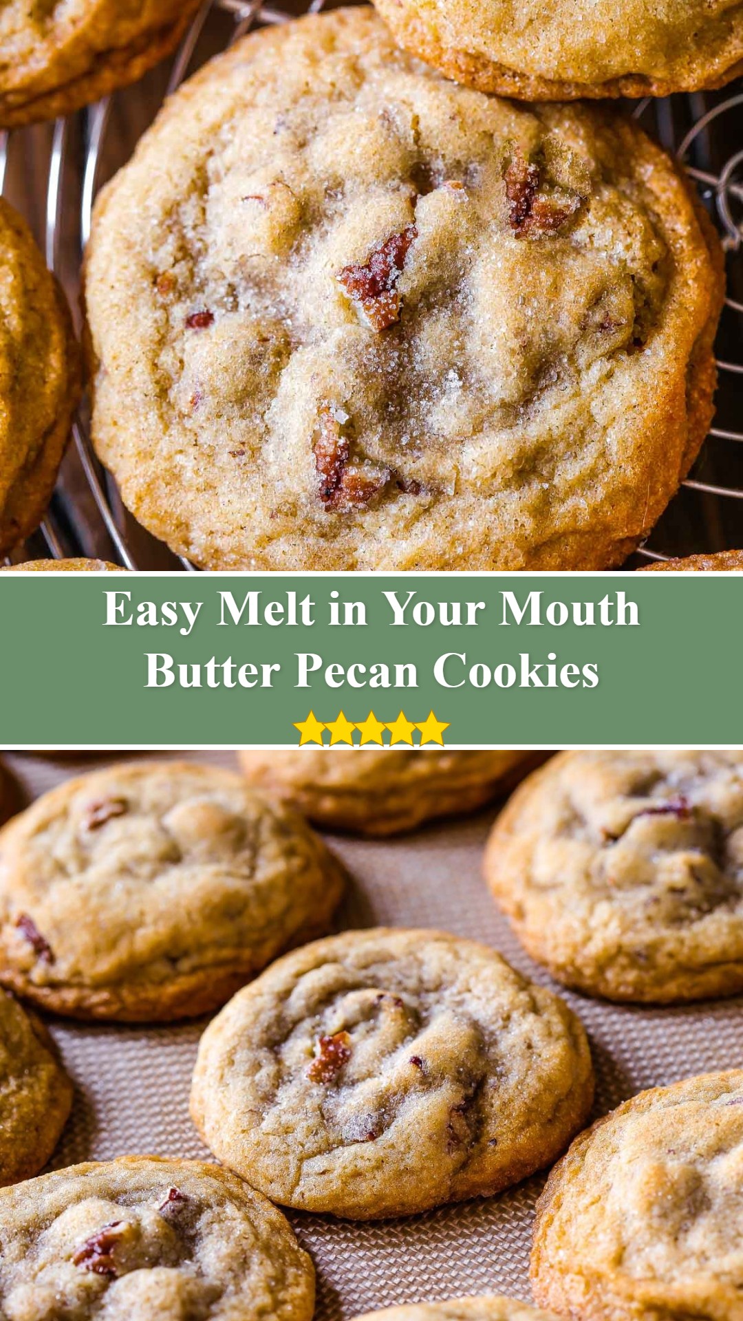 Butter Pecan Cookies