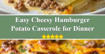 Cheesy Hamburger Potato Casserole