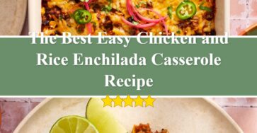 Easy Chicken and Rice Enchilada Casserole