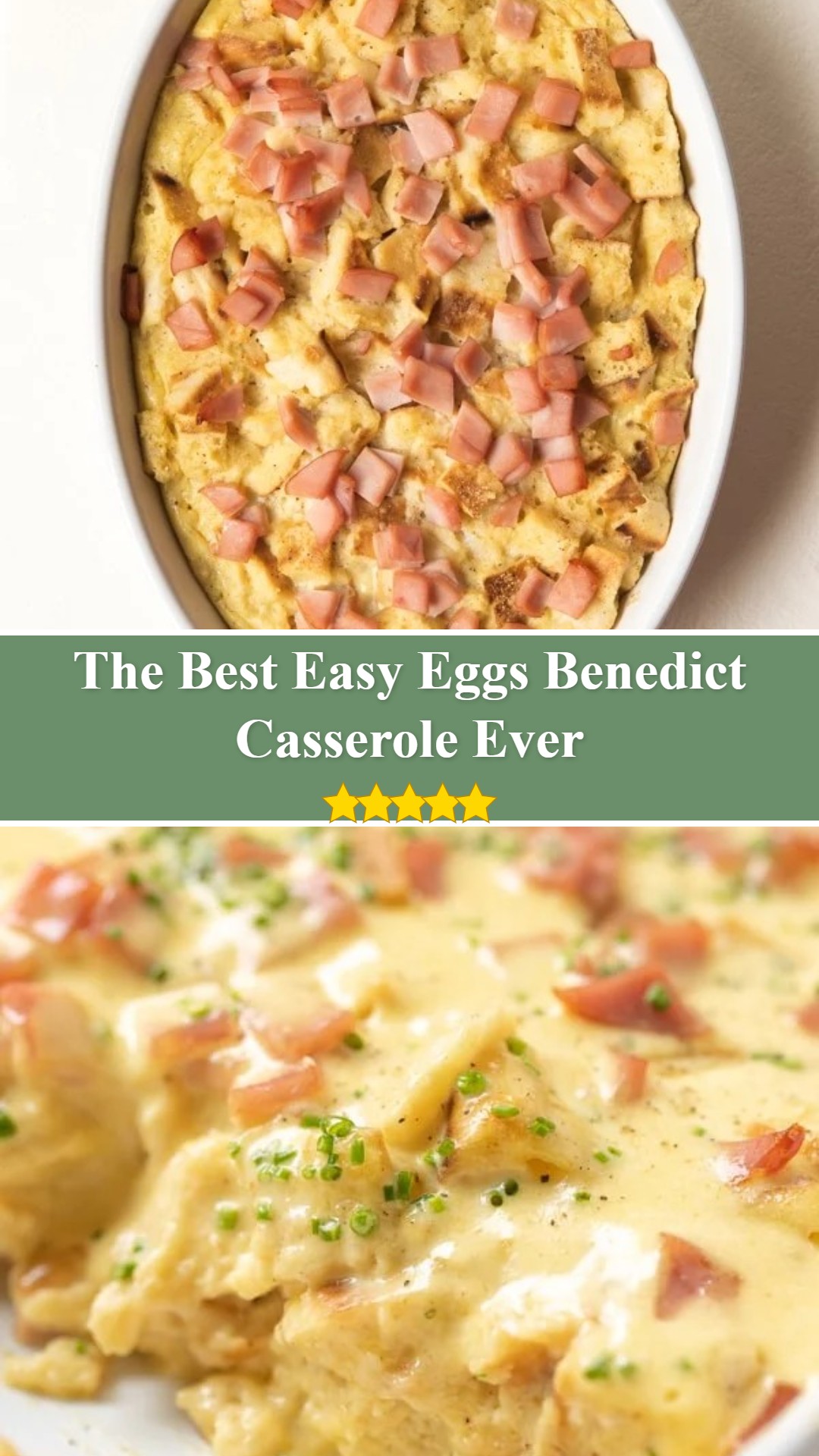 Easy Eggs Benedict Casserole