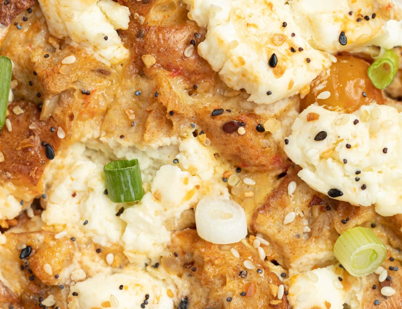 Everything Bagel Breakfast Casserole suggested serving