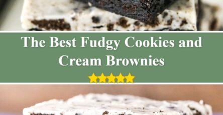 Fudgy Cookies and Cream Brownies