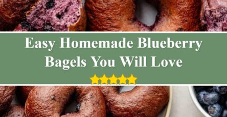 Homemade Blueberry Bagels