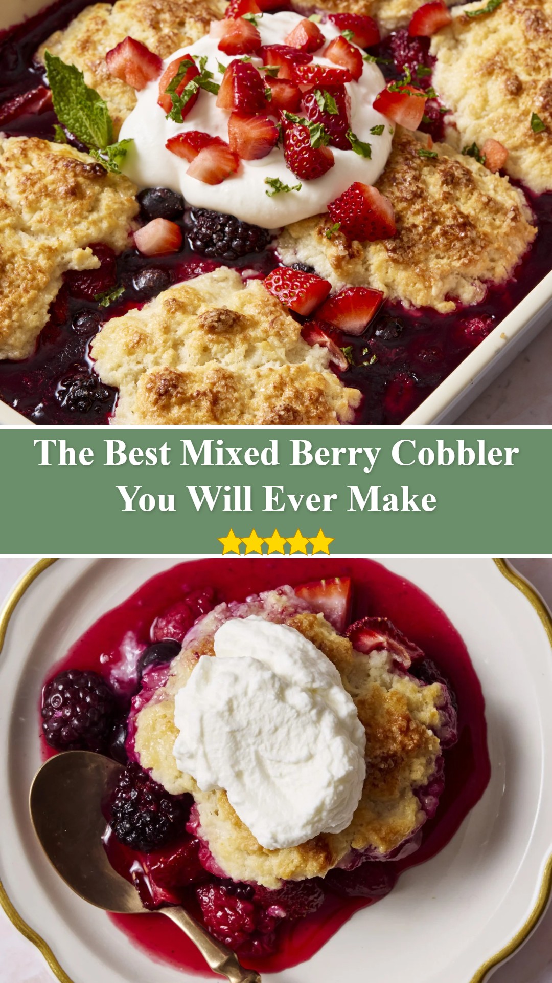 Mixed Berry Cobbler