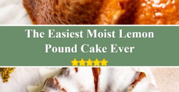 Moist Lemon Pound Cake