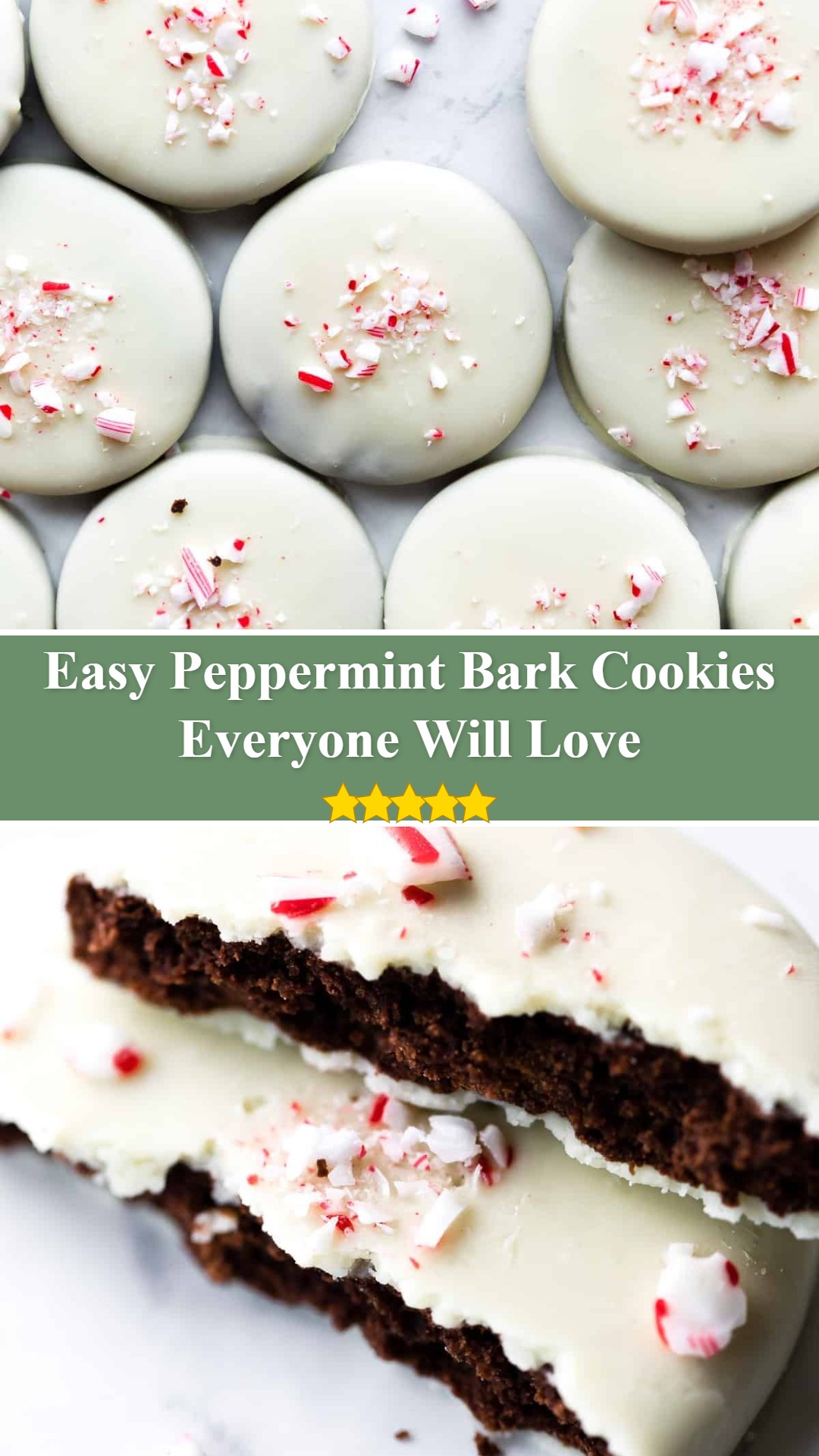 Peppermint Bark Cookies