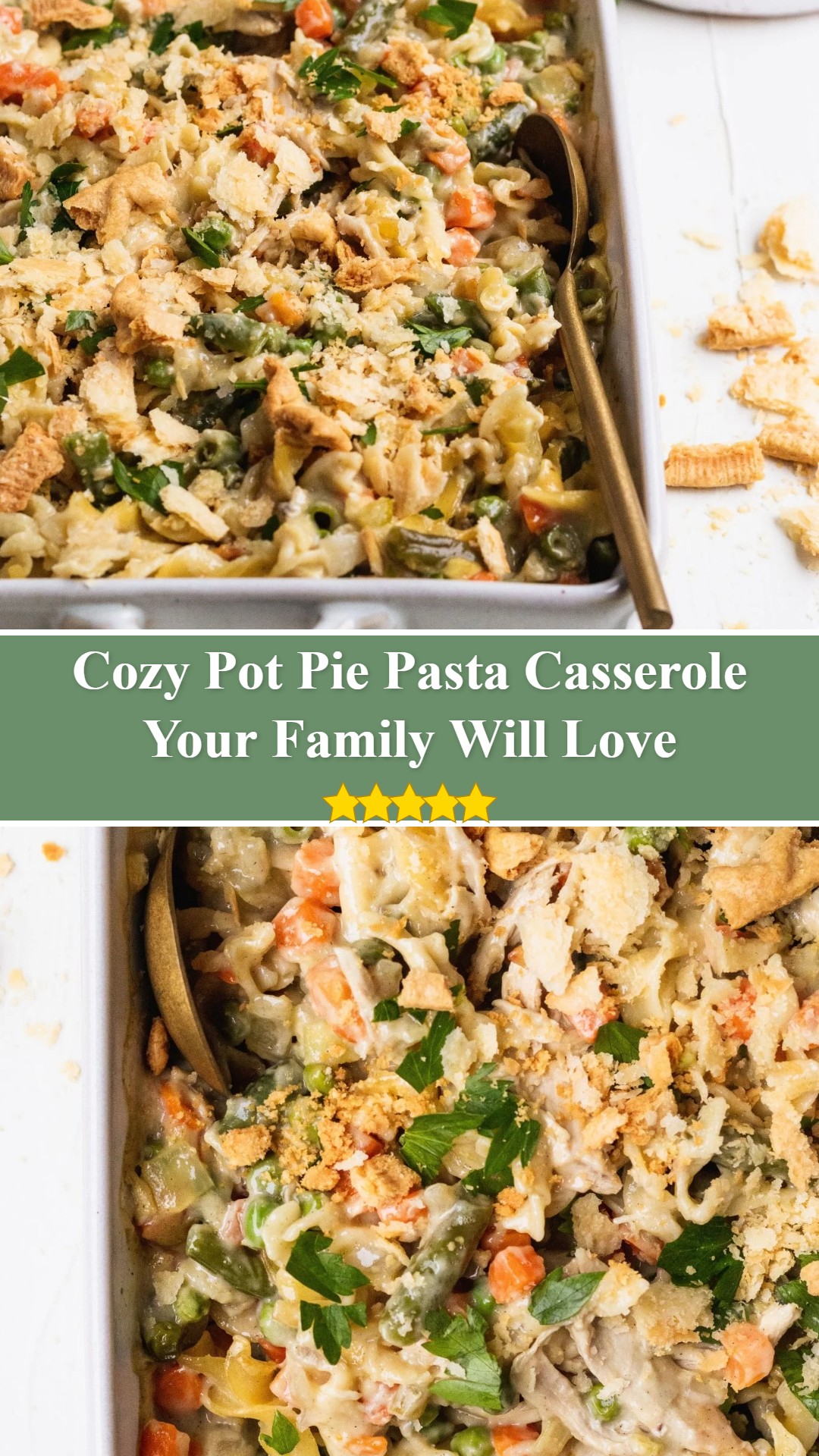Pot Pie Pasta Casserole