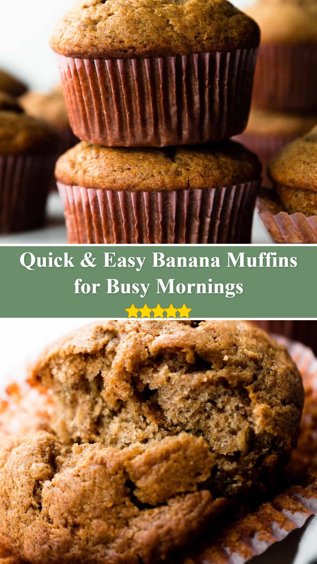 Quick & Easy Banana Muffins