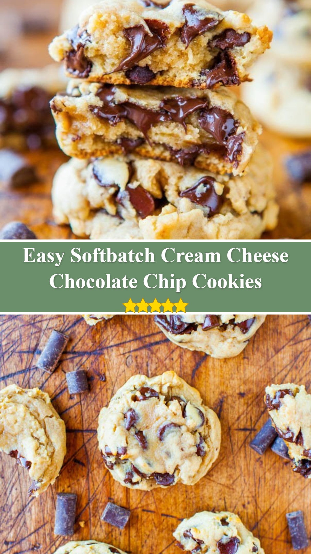Softbatch Cream Cheese Chocolate Chip Cookies