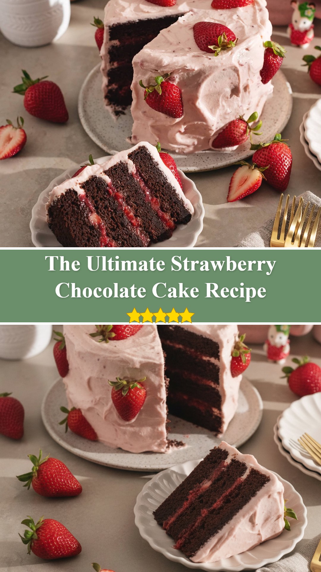 Strawberry Chocolate Cake
