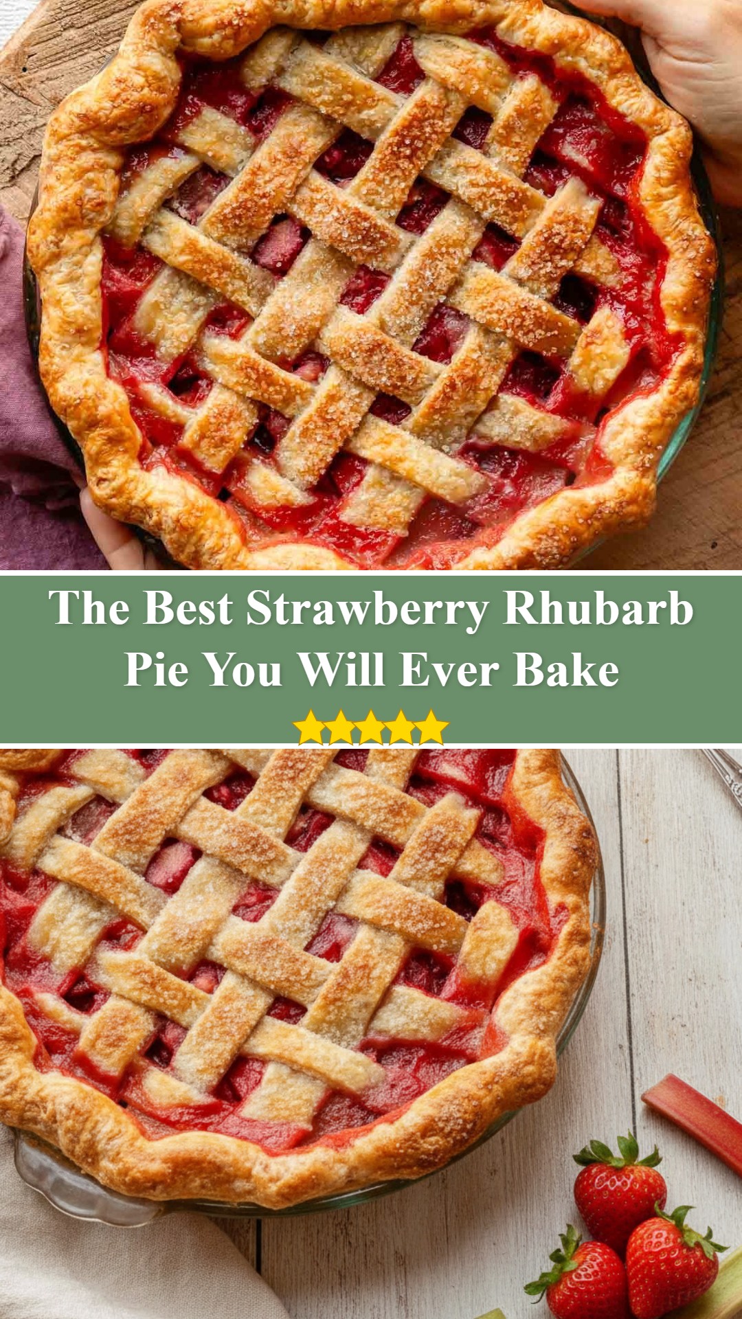 Strawberry Rhubarb Pie