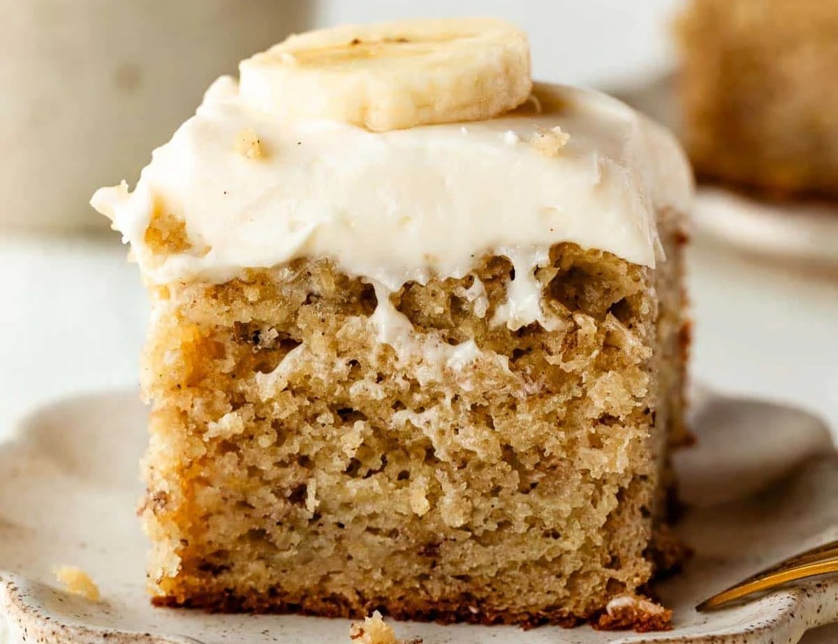 The Best Banana Cake I’ve Ever Had top view