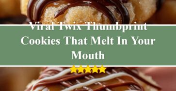 Twix Thumbprint Cookies